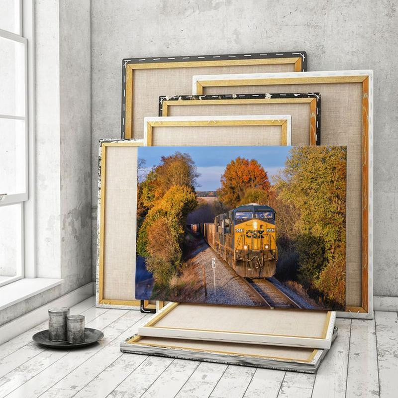 Csx Single Canvas Rectangle Csx Transportation 04207 Wrapped Canvas 12x16