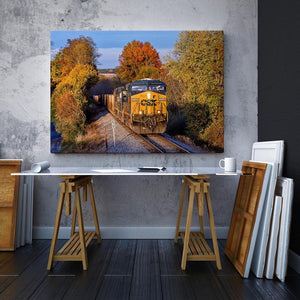 Csx Single Canvas Rectangle Csx Transportation 04207 Wrapped Canvas 16x24