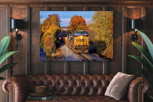 Csx Single Canvas Rectangle Csx Transportation 04207 Wrapped Canvas 8x10