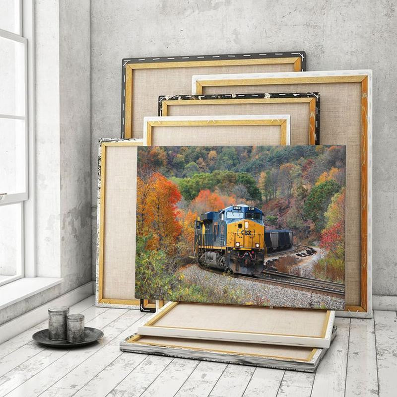 Csx Single Canvas Rectangle Csx Transportation 04209 Wrapped Canvas 12x16