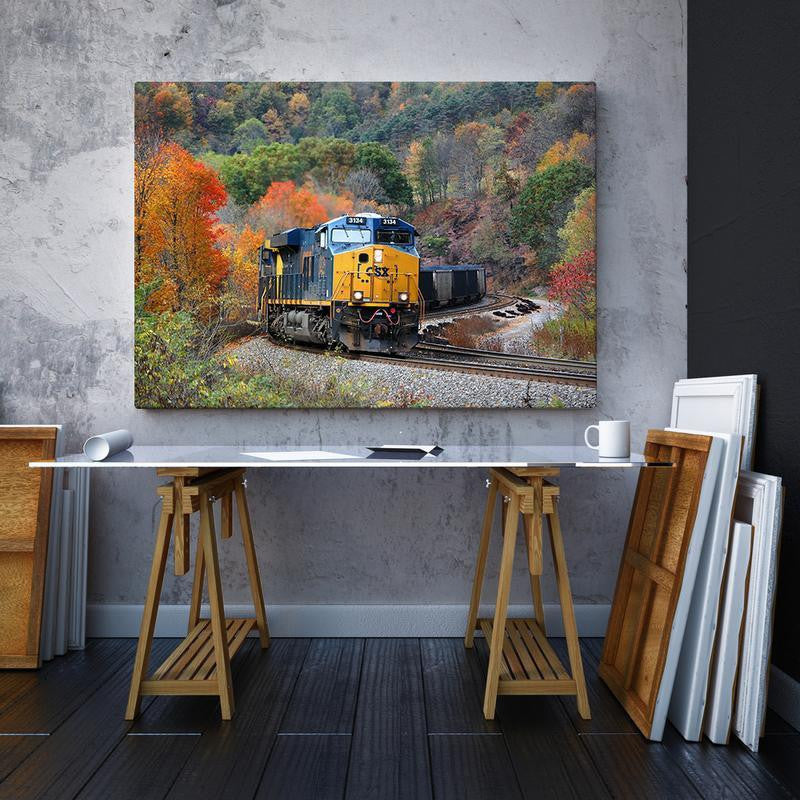 Csx Single Canvas Rectangle Csx Transportation 04209 Wrapped Canvas 16x24