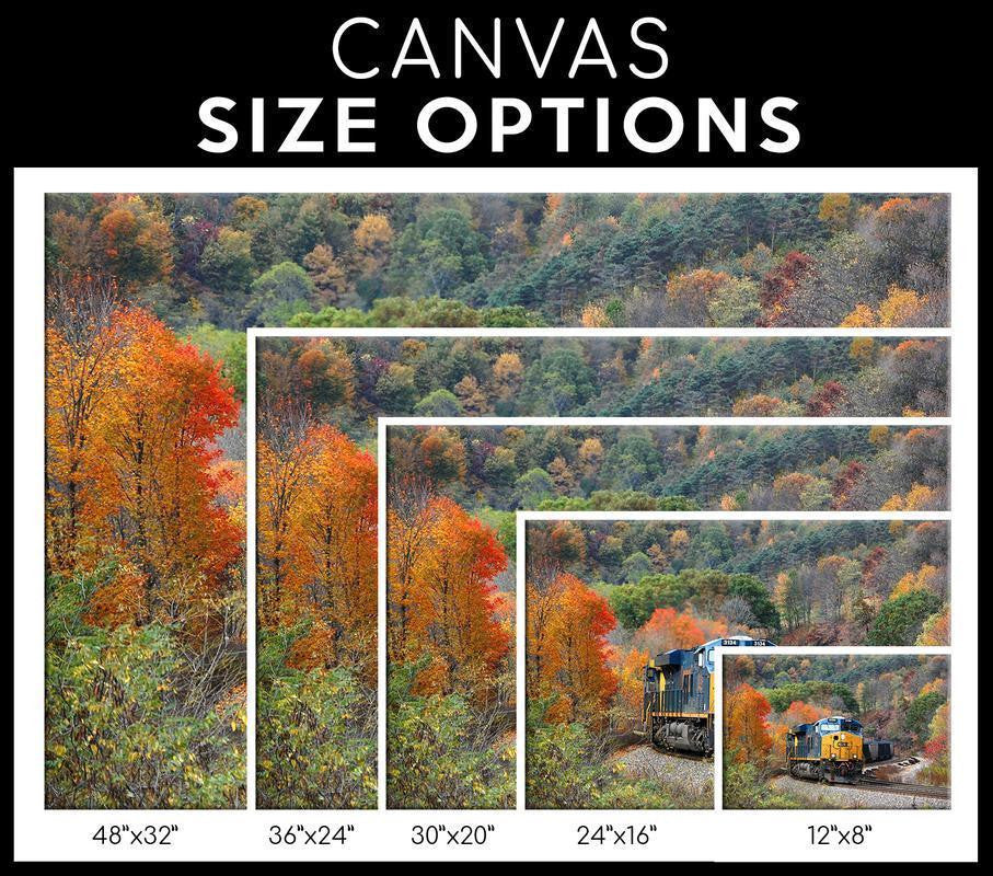 Csx Single Canvas Rectangle Csx Transportation 04209 Wrapped Canvas 20x30