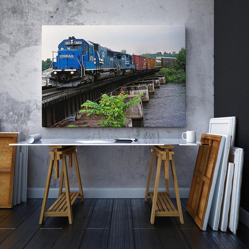 Conrail Single Canvas Rectangle Conrail 04242 Wrapped Canvas 16x24