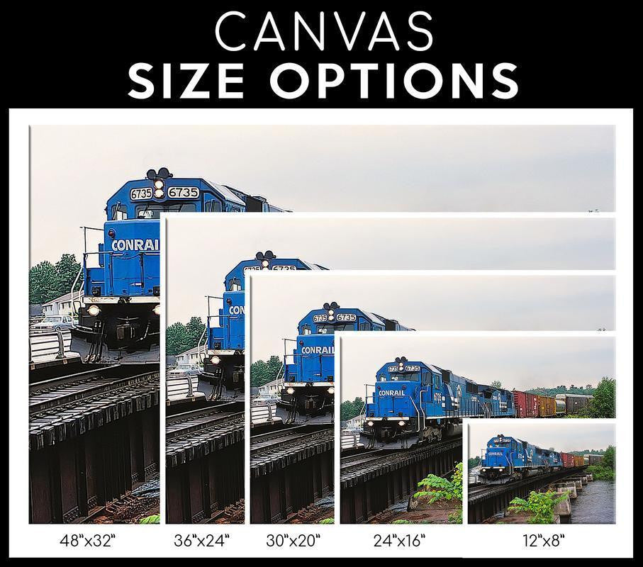 Conrail Single Canvas Rectangle Conrail 04242 Wrapped Canvas 20x30