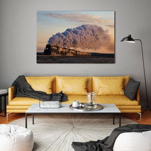 Railway Single Canvas Rectangle Union Pacific Big Boy 4014 04031 Wrapped Canvas 12x16