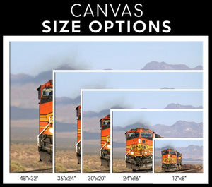 Santafe Single Canvas Rectangle Santa Fe Railroad 04198 Wrapped Canvas 20x30