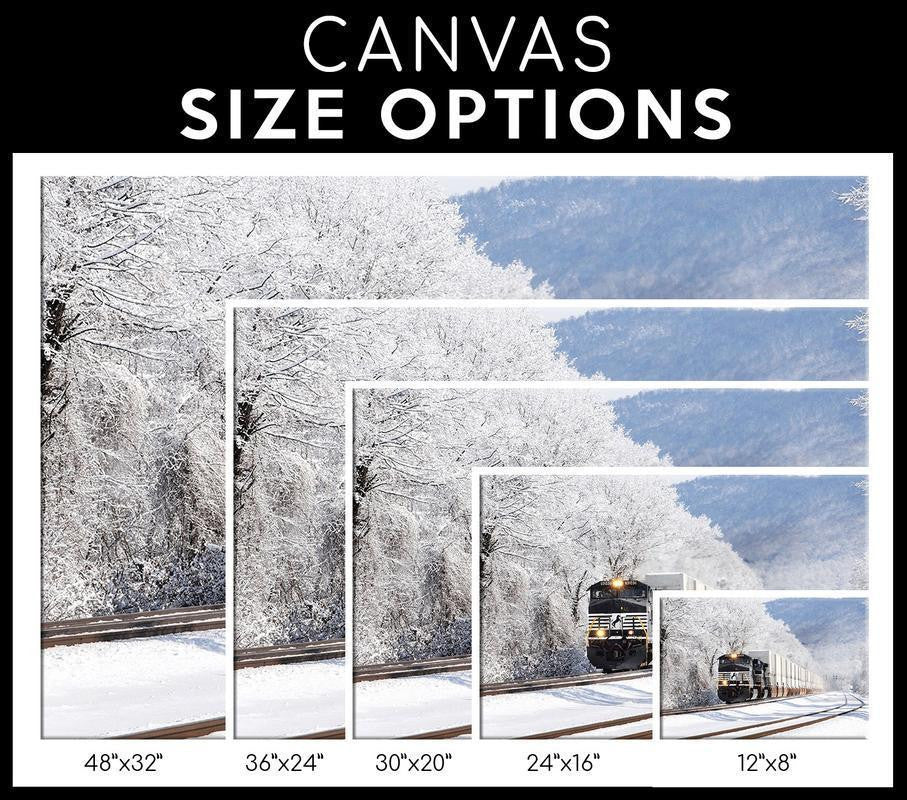 Ns Norfolk Single Canvas Rectangle Norfolk Southern Railway 04167 Wrapped Canvas 20x30