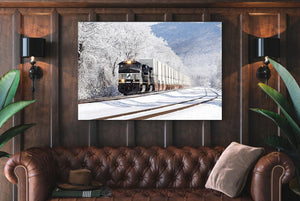 Ns Norfolk Single Canvas Rectangle Norfolk Southern Railway 04167 Wrapped Canvas 8x10