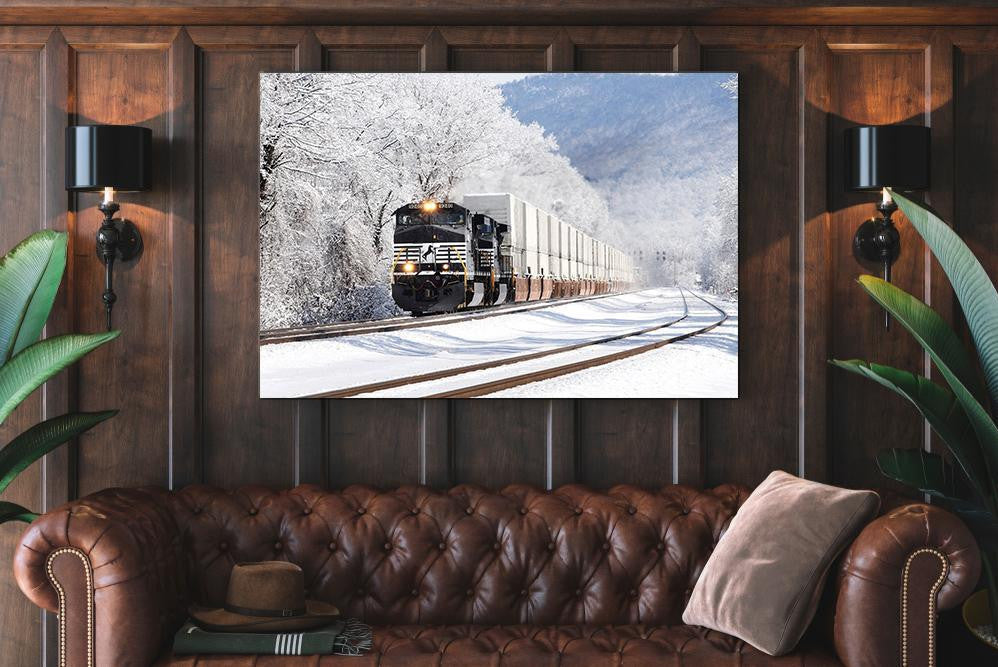 Ns Norfolk Single Canvas Rectangle Norfolk Southern Railway 04167 Wrapped Canvas 8x10