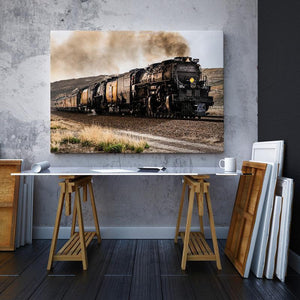 Railway Single Canvas Rectangle Union Pacific Big Boy 4014 04071 Wrapped Canvas 16x24