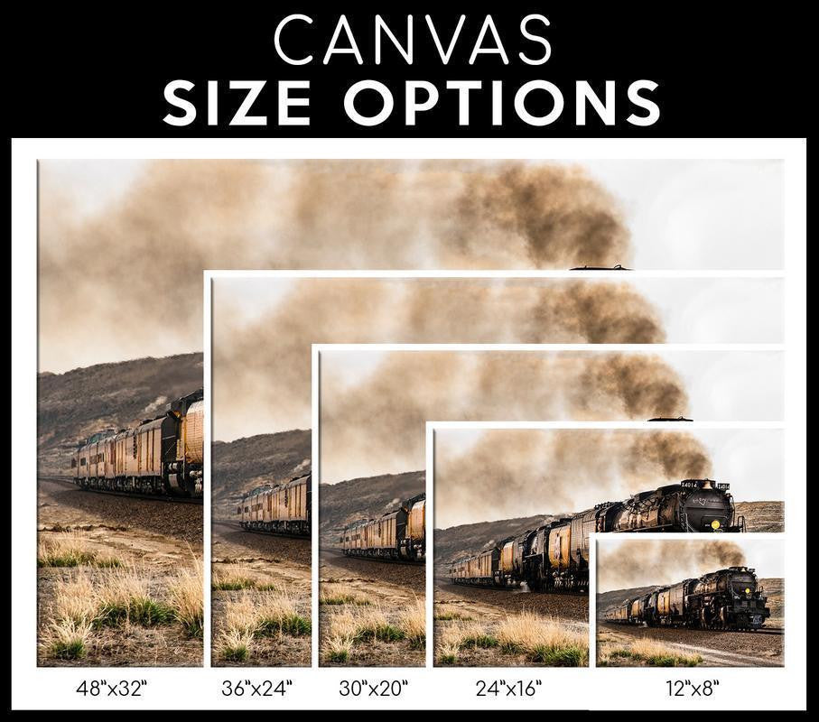 Railway Single Canvas Rectangle Union Pacific Big Boy 4014 04071 Wrapped Canvas 20x30