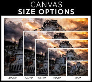 Railway Single Canvas Rectangle Union Pacific 4014 04134 Wrapped Canvas 20x30