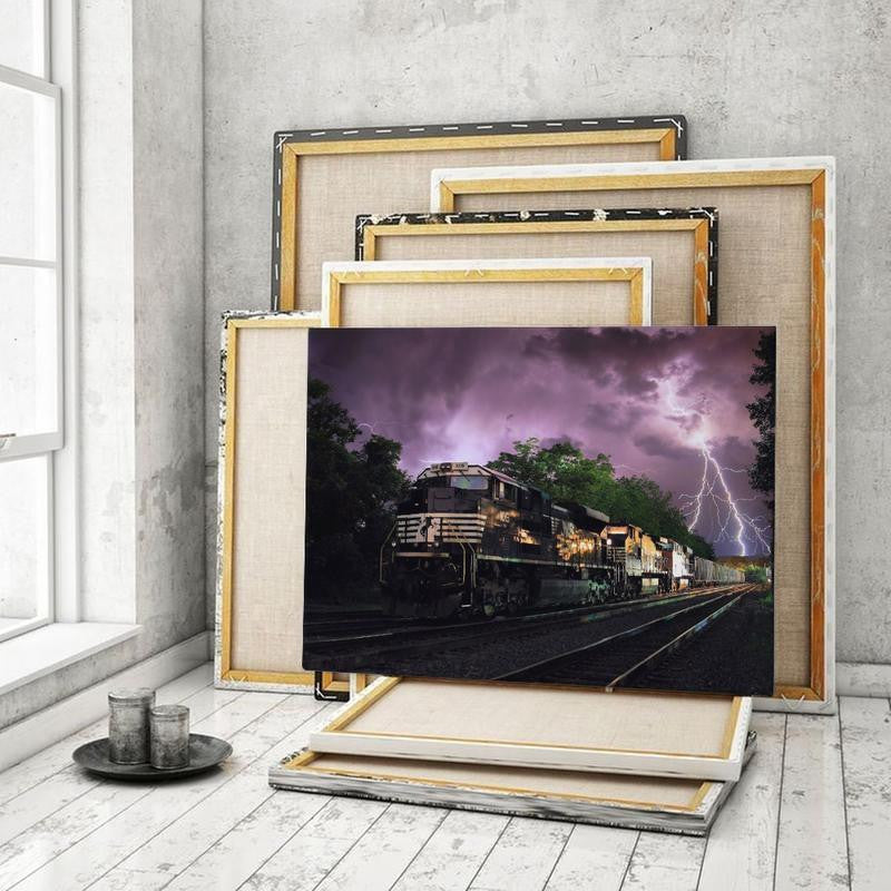 Ns Norfolk Single Canvas Rectangle Norfolk Southern Railway 04166 Wrapped Canvas 12x16