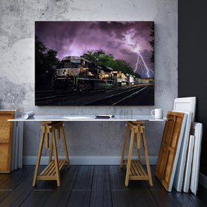 Ns Norfolk Single Canvas Rectangle Norfolk Southern Railway 04166 Wrapped Canvas 16x24