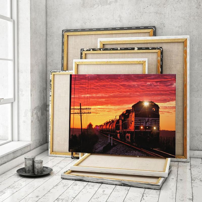 Ns Norfolk Single Canvas Rectangle Norfolk Southern Railway 04168 Wrapped Canvas 12x16