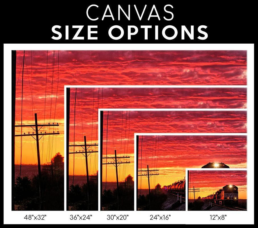 Ns Norfolk Single Canvas Rectangle Norfolk Southern Railway 04168 Wrapped Canvas 20x30