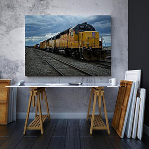 Unionpacific Single Canvas Rectangle Union Pacific Railway 04135 Wrapped Canvas 16x24