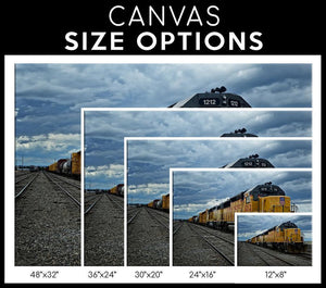 Unionpacific Single Canvas Rectangle Union Pacific Railway 04135 Wrapped Canvas 20x30