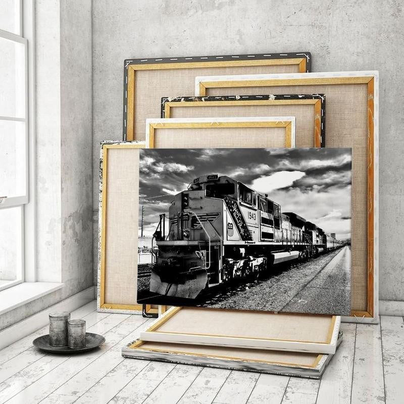 Unionpacific Single Canvas Rectangle Up Union Pacific Railroad 04865 Wrapped Canvas 12x16