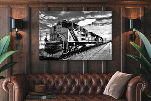 Unionpacific Single Canvas Rectangle Up Union Pacific Railroad 04865 Wrapped Canvas 8x10