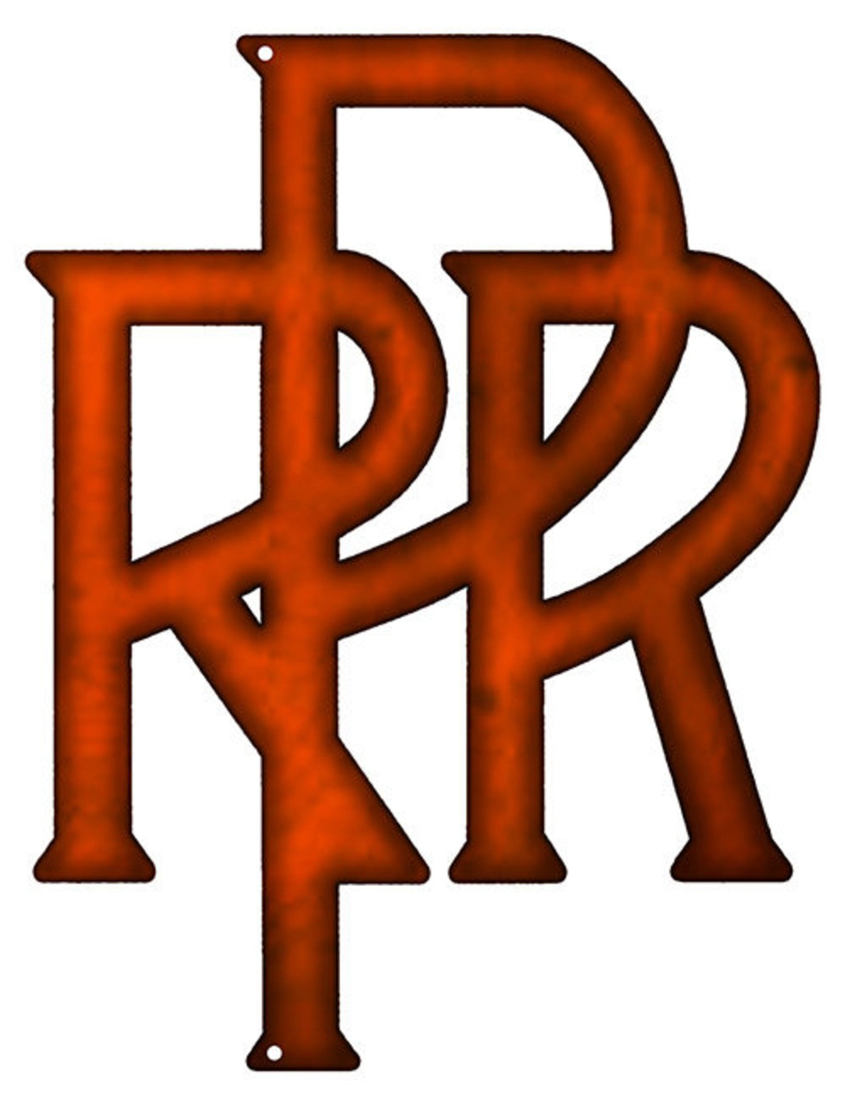 Railspirit Pennsylvania Railroad Laser Cut Out Sign - Steel 3 Finishes Vintage Style Retro Garage Art