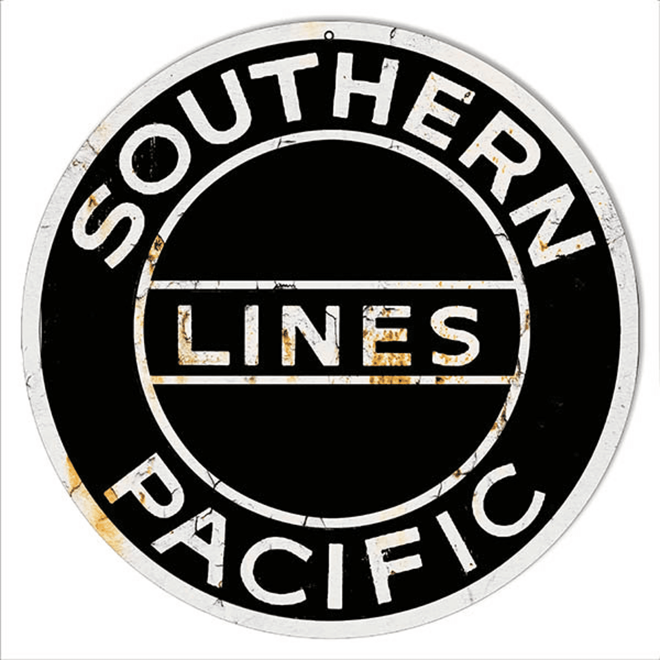 Railspirit Southern Pacific Lines Railway Railroad Metal Sign Aged Style Or New Vintage Style Retro Home Decor Garage Art