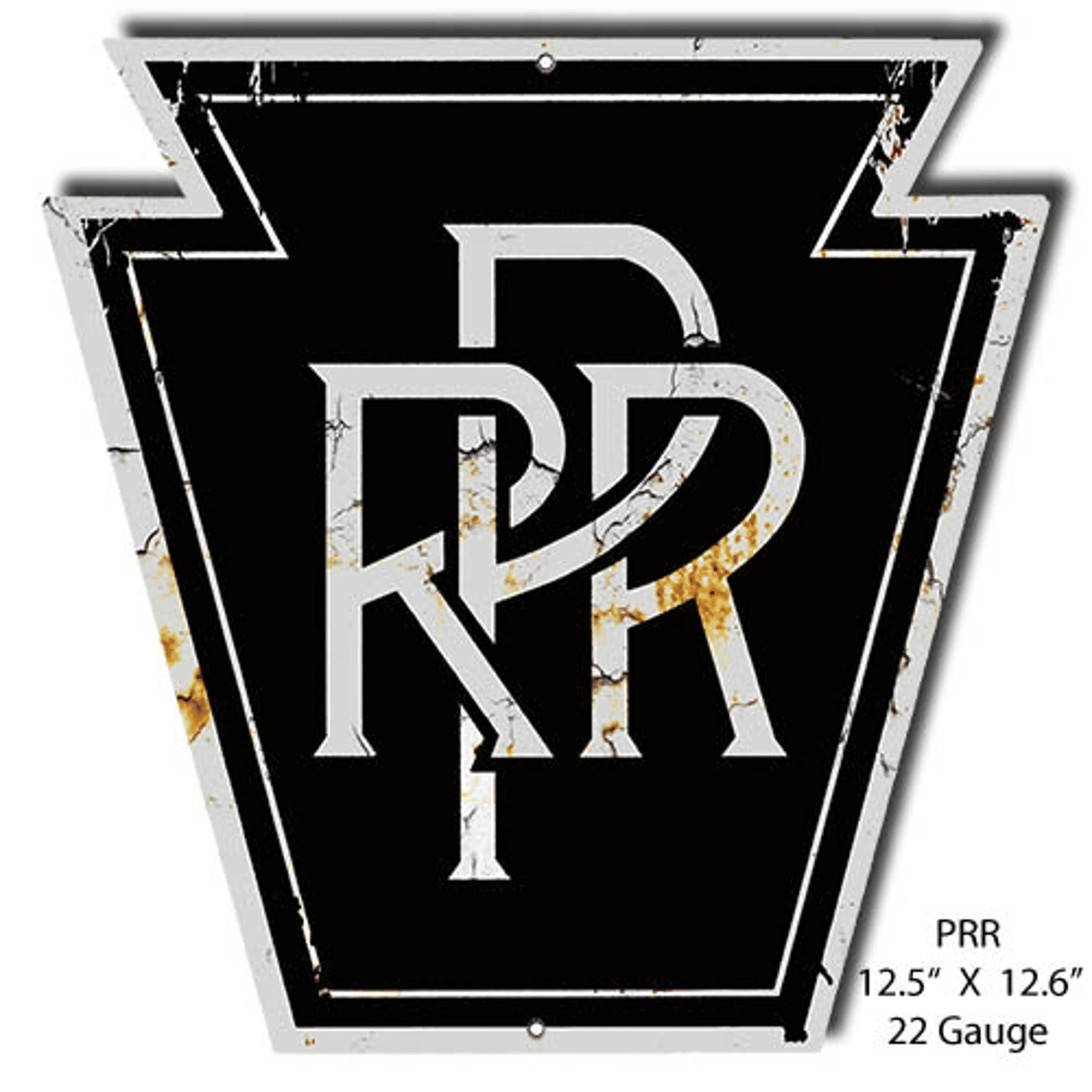 Railspirit Pennsylvania Railroad Herald Vintage Metal Sign -Vintage Style Retro Garage Art