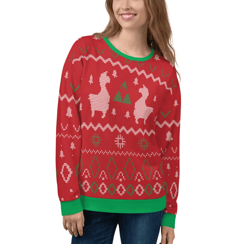 Nog Ops, Unisex Ugly Sweater, Ugly Christmas Sweater, Funny Xmas Sweaters, Ugly Christmas Sweater
