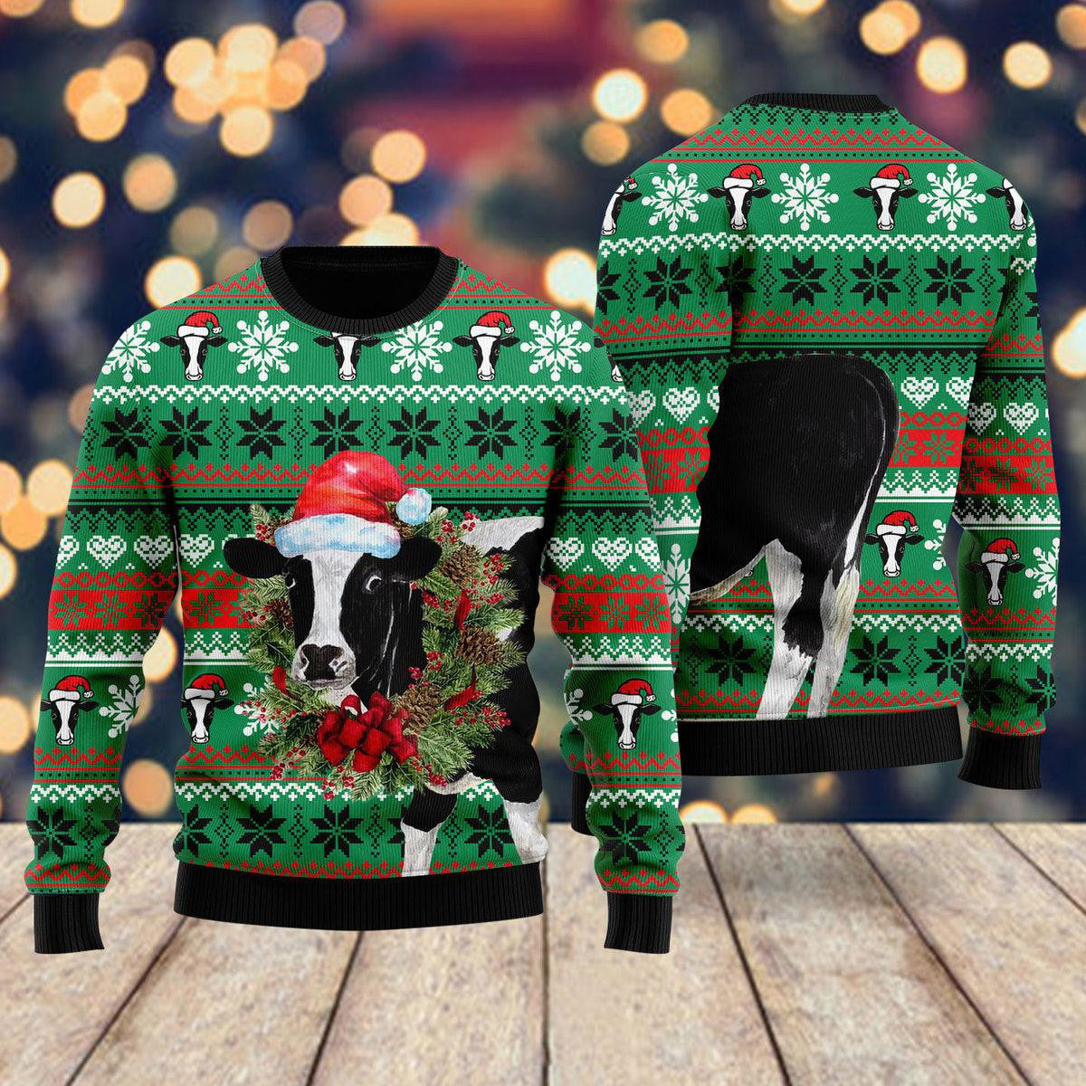 Naughty Ugly Cow Ugly Christmas Sweater 3D Printed Best Gift For Xmas, Ugly Christmas Sweater, Funny Xmas Sweaters