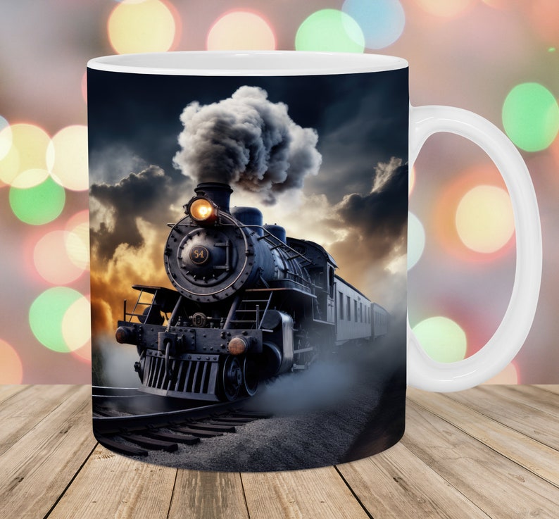 Railspirit Steam Train Mug Gift Idea For Train Lovers