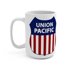 Union Pacific Railroad Coffee Mug Vintage Train Gift by RailSpirit