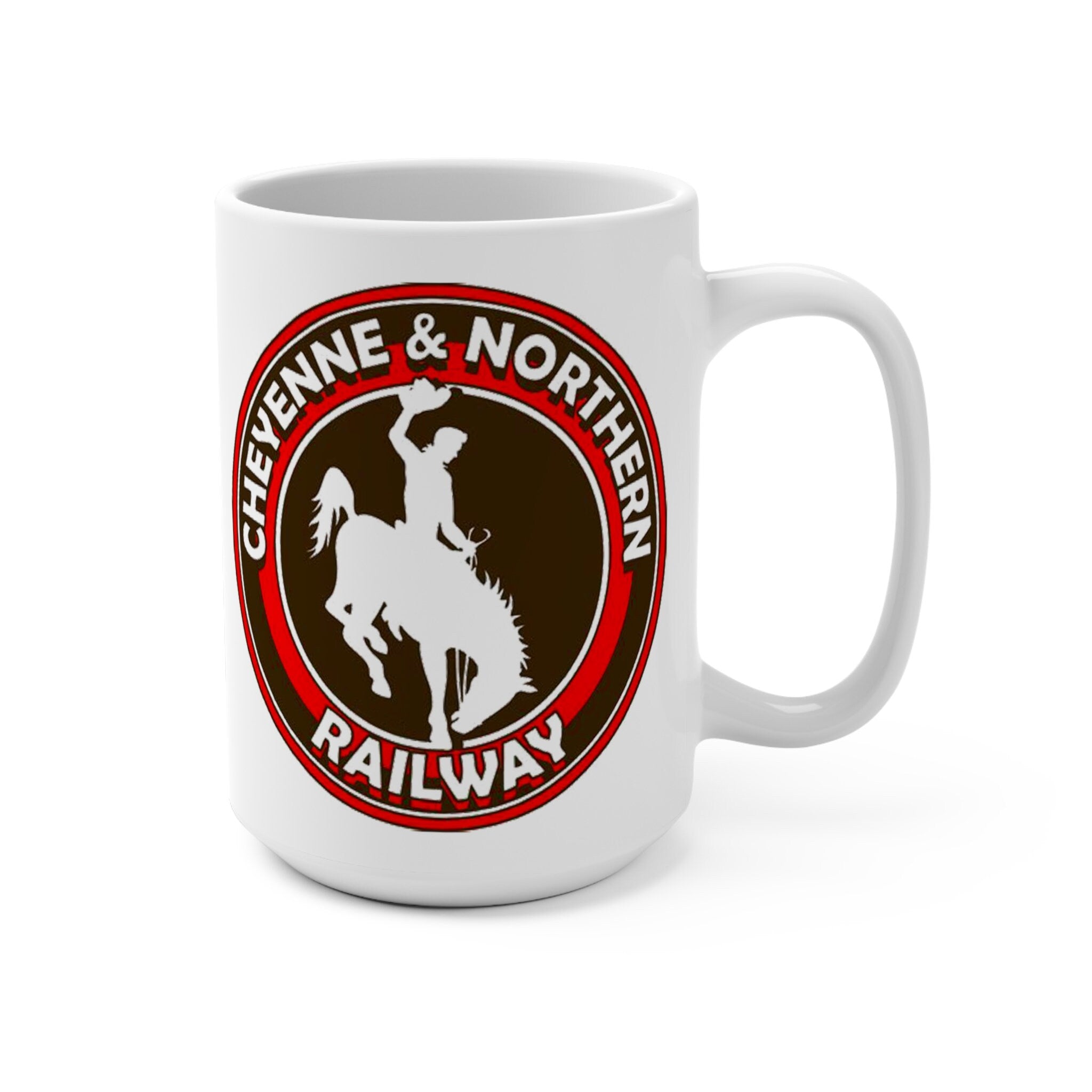 Cheyenne and Northern Railway Railfans Coffee Mug For Train Lovers