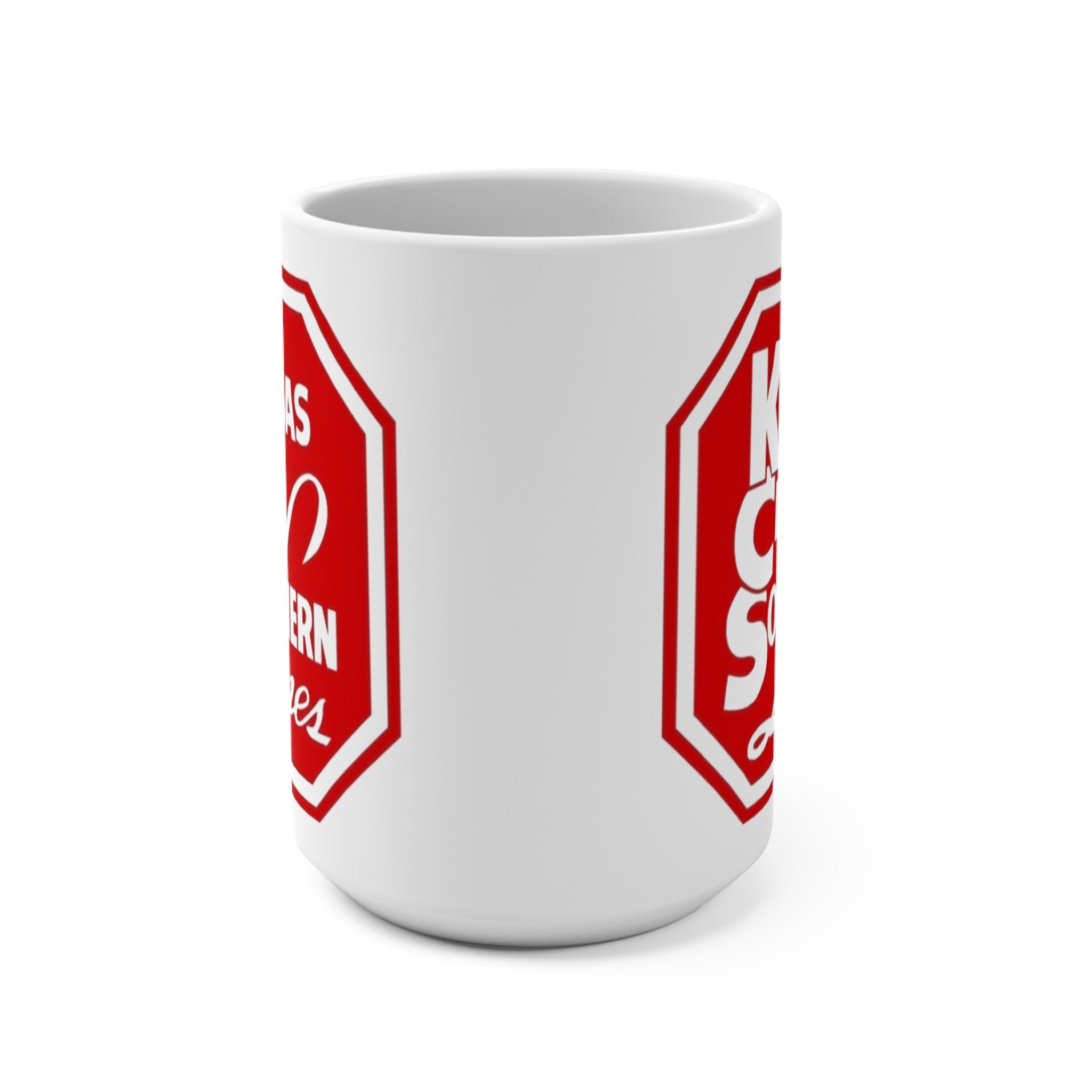 Kansas City Southern Lines Railroad Steam Engine Trains Model Locomotive Coffee Mug