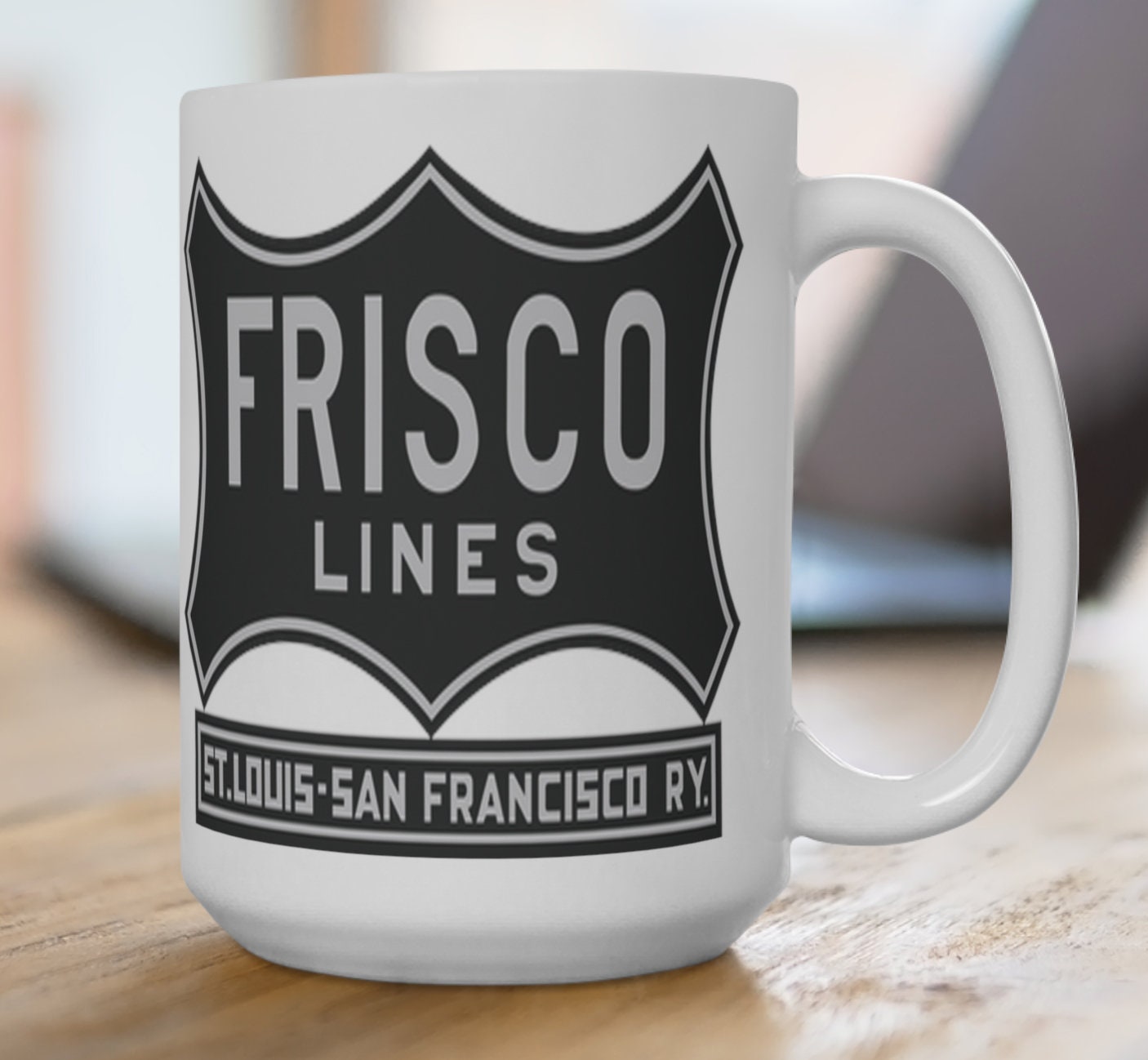 St. Louis San Francisco Railway Frisco Railroad Coffee Cup Mug