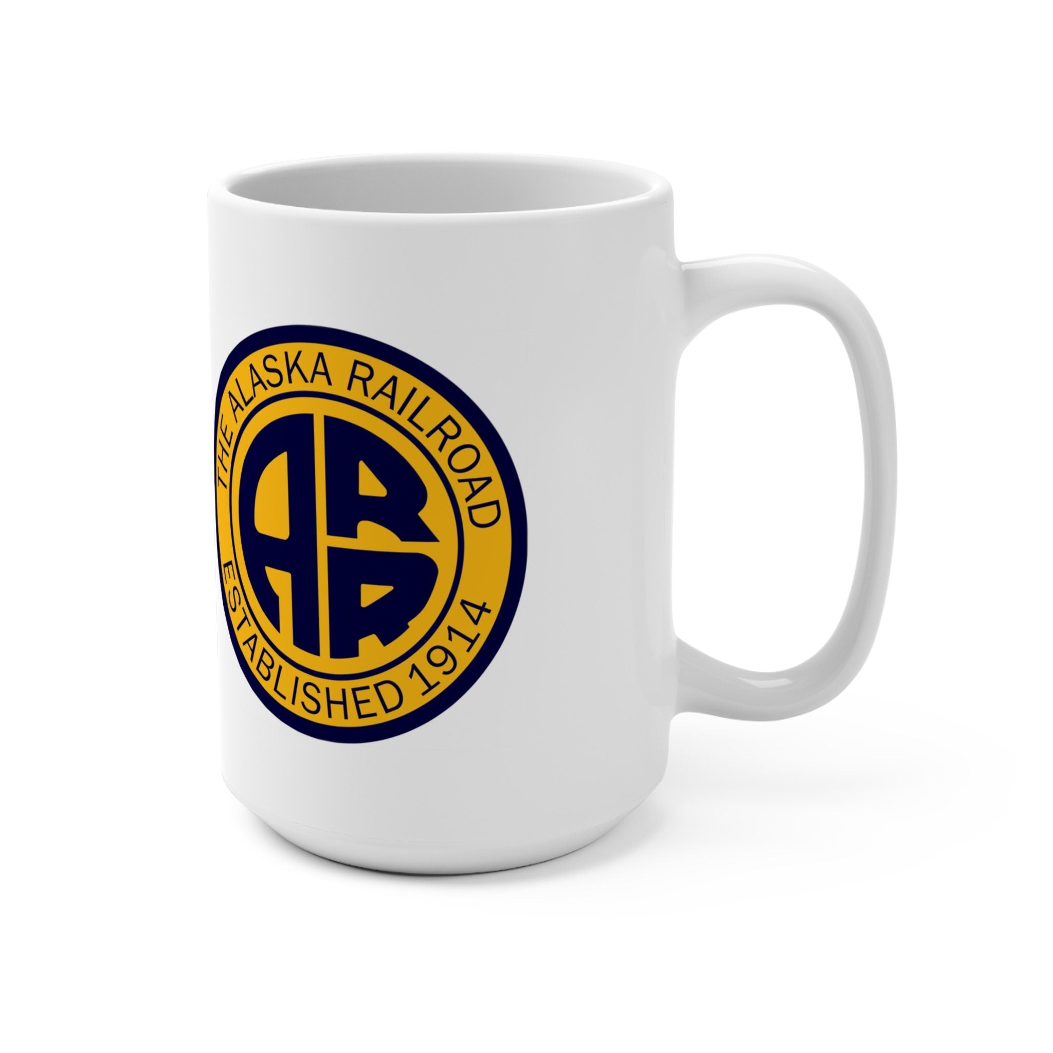 The Alaska Railroad Trains Mug Vintage Style Coffee Cup for Collectors