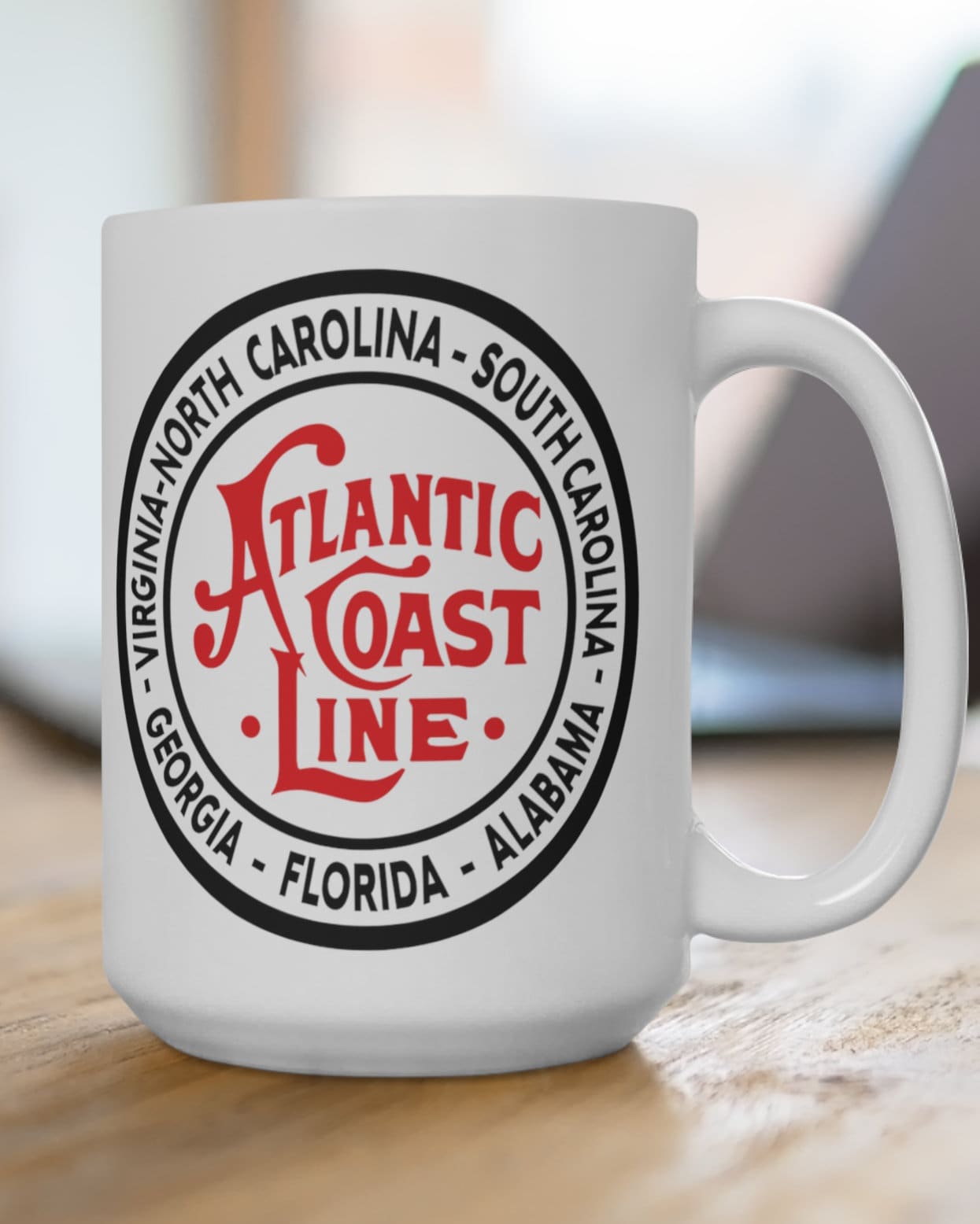 The Atlantic Coast Line Railroad Coffee Cup Mug Great Gift For Train Lovers