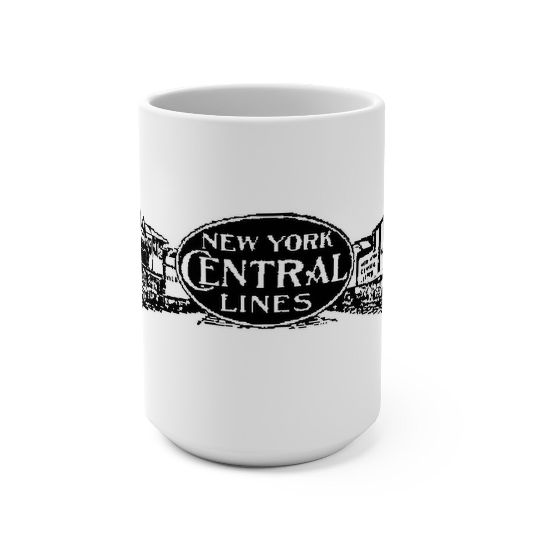 Old Vintage New York Central Railroad Logo Coffee Cup Mug Perfect for Train Lovers & Railfans
