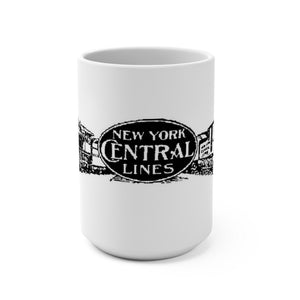 Old Vintage New York Central Railroad Logo Coffee Cup Mug Perfect for Train Lovers & Railfans