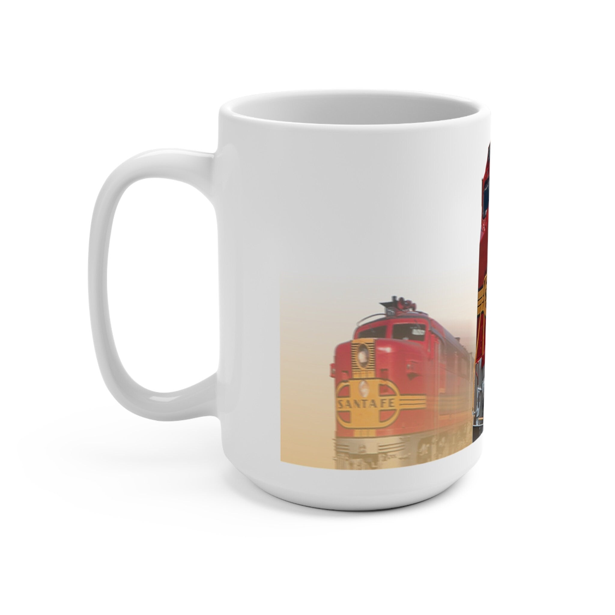 Atchison, Topeka and Santa Fe Railroad Coffee Mug  Vintage Gift For Train Fans