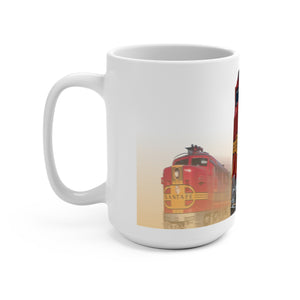 Atchison, Topeka and Santa Fe Railroad Coffee Mug  Vintage Gift For Train Fans