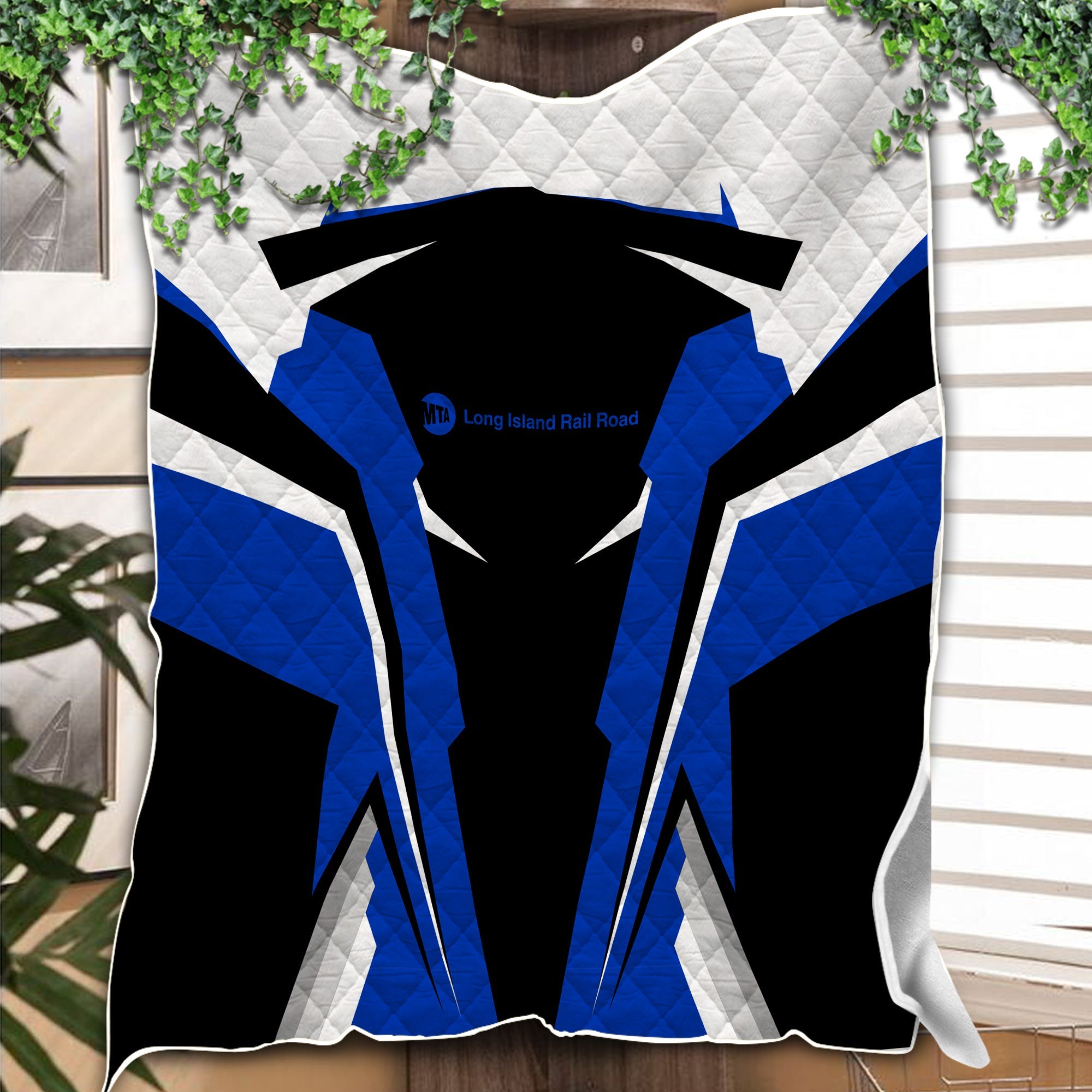 Railspirit Personalized Long Island Railroad Premium Quilts Strong Line Train Premium Quilts Gift Idea For Train Lover