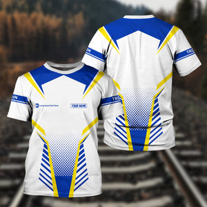 Railspirit Personalized Long Island Railroad T Shirt Unisex Train Shirt All Over Print