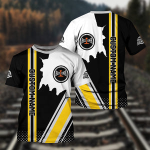 Railspirit Personalized Bessemer And Lake Erie Railroad T-Shirt All Over Printed Unisex Shirt