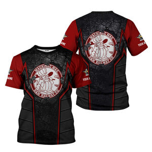 Railspirit Personalized Detroit & Mackinac Railroad T-Shirt Cracked Metal Design Train Shirt for Rail Enthusiasts