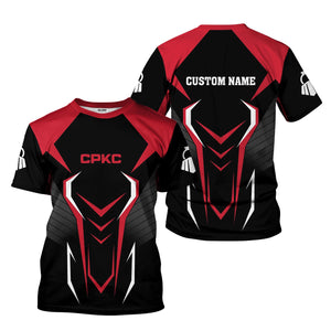 Railspirit Personalized Canadian Pacific Kansas City T-Shirt Dynamic Design Style CPKC Perfect Shirt for Train Enthusiasts