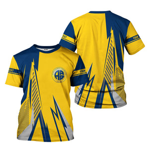 Railspirit Personalized Alaska Railroad T-Shirt Lightning-Inspired Railway Style Shirt For Train Lovers