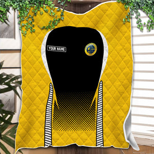 Railspirit Personalized Alaska Railroad Premium Quilts Train Premium Quilts Gift Idea For Train Lover