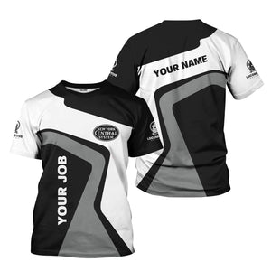 Railspirit Personalized New York Central Railroad T-Shirt Unique Design with Custom Job Position Train Shirt