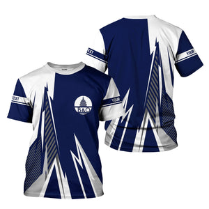 Railspirit Personalized Baltimore and Ohio Railroad T-Shirt Lightning-Inspired Railway Style B&O Shirt For Train Lovers