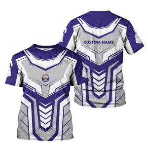 Railspirit Personalized Southern Pacific Railroad T-Shirt Armor-Inspired Design Train Shirt All Over Print